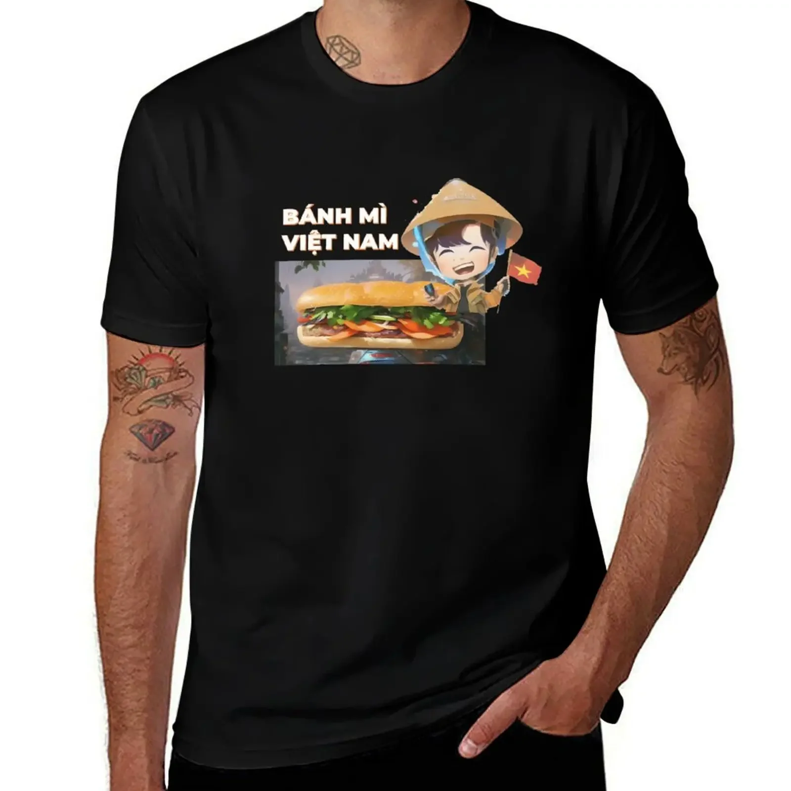 Banh mi Viet Nam food T-Shirt tees vintage clothes t shirts men